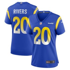 Ronnie Rivers Los Angeles Rams Nike Women's Team Game Jersey - Royal