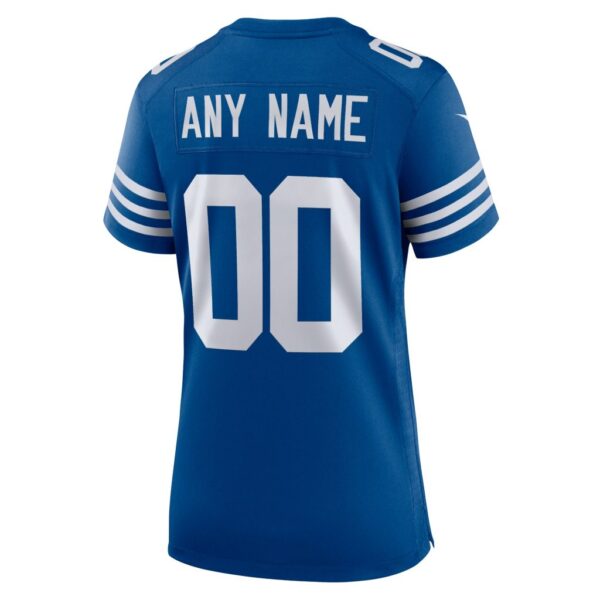 Indianapolis Colts Nike Women's Alternate Custom Jersey - Royal