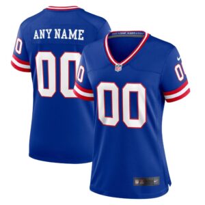 New York Giants Nike Women's Classic Custom Game Jersey - Royal