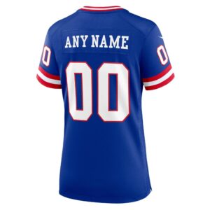 New York Giants Nike Women's Classic Custom Game Jersey - Royal