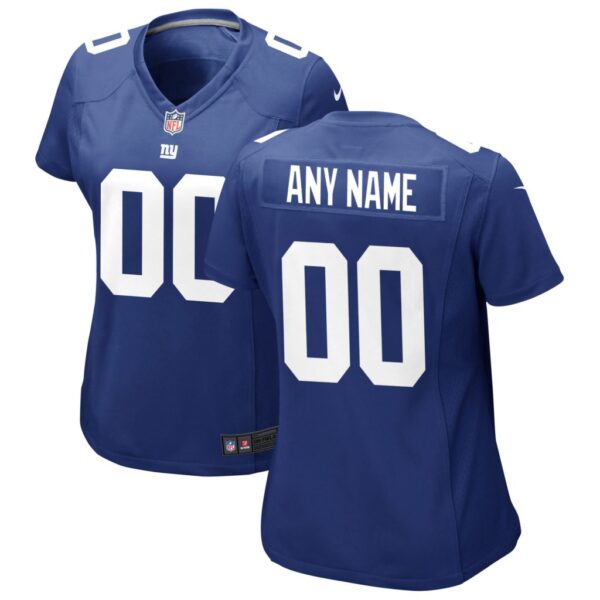 New York Giants Nike Women's Custom Jersey - Royal