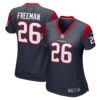 Women's Houston Texans Royce Freeman Nike Navy Game Player Jersey