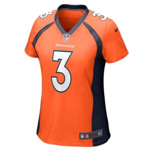 Women's Denver Broncos Russell Wilson Nike Orange Game Jersey