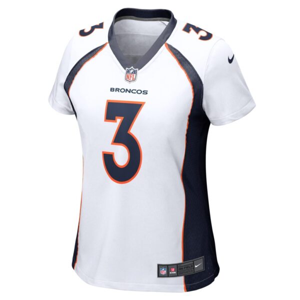 Women's Denver Broncos Russell Wilson Nike White Game Jersey