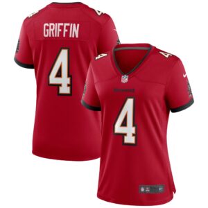 Women's Tampa Bay Buccaneers Ryan Griffin Nike Red Game Jersey