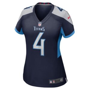 Women's Tennessee Titans Ryan Stonehouse Nike Navy Game Player Jersey