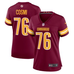 Sam Cosmi Washington Commanders Nike Women's Game Jersey - Burgundy