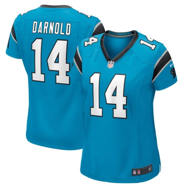 Women's Carolina Panthers Sam Darnold Nike Blue Game Player Jersey