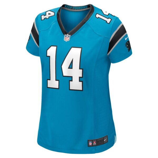 Women's Carolina Panthers Sam Darnold Nike Blue Game Player Jersey