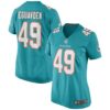 Women's Miami Dolphins Sam Eguavoen Nike Aqua Game Jersey