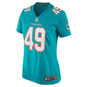 Women's Miami Dolphins Sam Eguavoen Nike Aqua Game Jersey