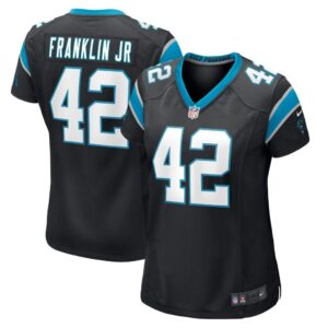 Women's Carolina Panthers Sam Franklin Jr. Nike Black Game Player Jersey