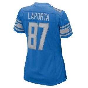 Sam LaPorta Detroit Lions Nike Women's Team Game Jersey - Blue