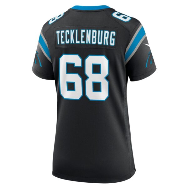 Women's Carolina Panthers Sam Tecklenburg Nike Black Team Game Jersey