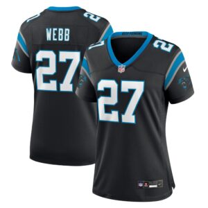 Sam Webb Carolina Panthers Nike Women's Team Game Jersey - Black