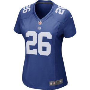 Women's Nike Saquon Barkley Royal New York Giants Player Jersey