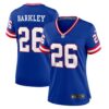 Saquon Barkley New York Giants Nike Women's Player Jersey - Royal