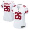 Women's Nike Saquon Barkley White New York Giants Game Jersey