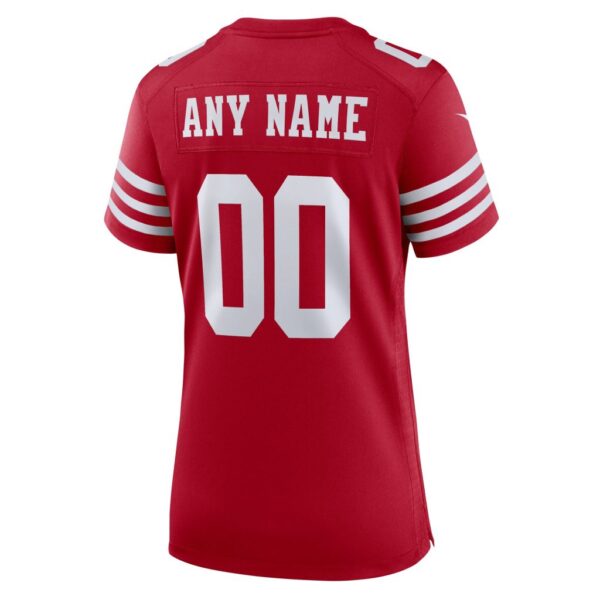 San Francisco 49ers Nike Women's Game Custom Jersey - Scarlet