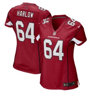 Women's Arizona Cardinals Sean Harlow Nike Cardinal Game Jersey