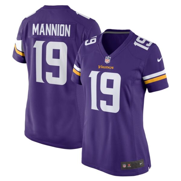 Sean Mannion Minnesota Vikings Nike Women's Game Jersey - Purple