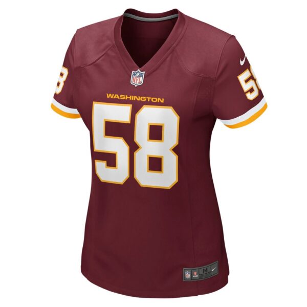 Women's Washington Football Team Shaka Toney Nike Burgundy Game Jersey