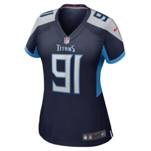 Shakel Brown Tennessee Titans Nike Women's Game Jersey - Navy