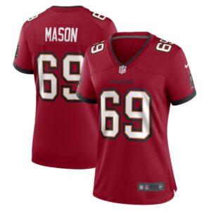 Women's Tampa Bay Buccaneers Shaq Mason Nike Red Game Player Jersey