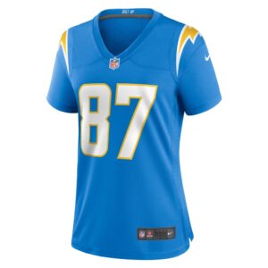 Simi Fehoko Los Angeles Chargers Nike Women's Game Jersey - Powder Blue