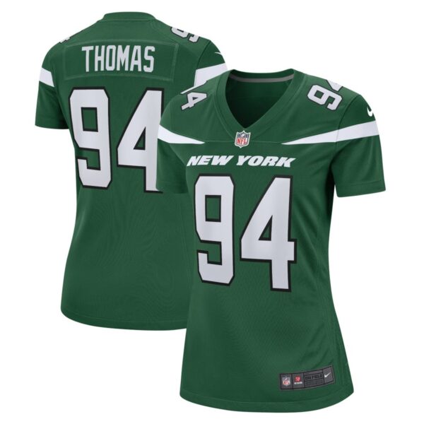 Women's New York Jets Solomon Thomas Nike Gotham Green Game Jersey