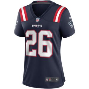 Women's Nike Sony Michel Navy New England Patriots Game Jersey