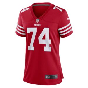 Women's San Francisco 49ers Spencer Burford Nike Scarlet Game Player Jersey