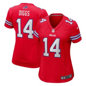 Women's Buffalo Bills Stefon Diggs Nike Red Alternate Game Jersey