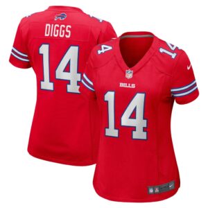 NUT BILLS RED ALT2 14 STEFON DIGGS WOMEN'S NIKE GAME JERSEY JERLADGME