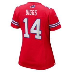 NUT BILLS RED ALT2 14 STEFON DIGGS WOMEN'S NIKE GAME JERSEY JERLADGME