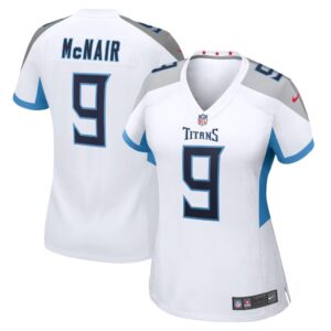 Women's Tennessee Titans Steve McNair Nike White Retired Game Jersey