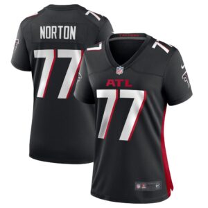 Storm Norton Atlanta Falcons Nike Women's Game Jersey - Black