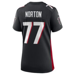 Storm Norton Atlanta Falcons Nike Women's Game Jersey - Black