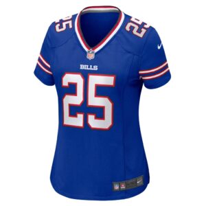 Women's Buffalo Bills Taiwan Jones Nike Royal Game Jersey