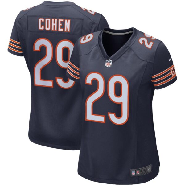 Women's Chicago Bears Tarik Cohen Nike Navy Game Player Jersey