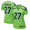 Tariq Woolen Seattle Seahawks Nike Women's Game Jersey - Neon Green