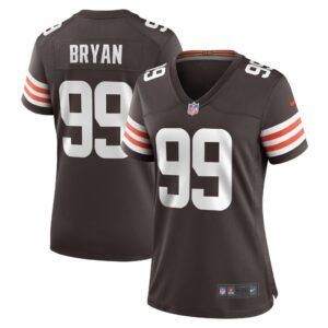 Women's Cleveland Browns Taven Bryan Nike Brown Game Jersey