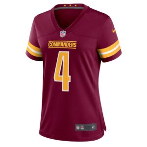 Women's Washington Commanders Taylor Heinicke Nike Burgundy Player Game Jersey