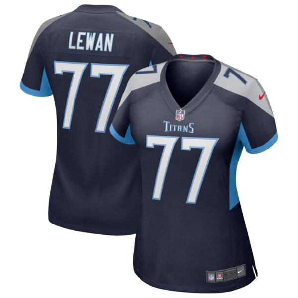 Women's Nike Taylor Lewan Navy Tennessee Titans Game Jersey