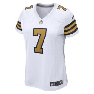 Women's New Orleans Saints Taysom Hill Nike White Alternate Game Jersey