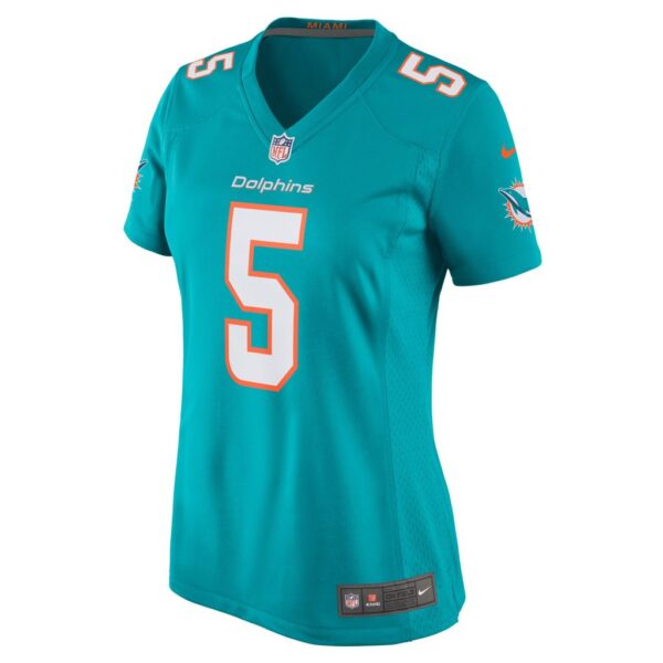 Women's Miami Dolphins Teddy Bridgewater Nike Aqua Game Jersey