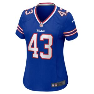 Women's Buffalo Bills Terrel Bernard Nike Royal Game Player Jersey