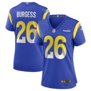 Women's Los Angeles Rams Terrell Burgess Nike Royal Game Jersey