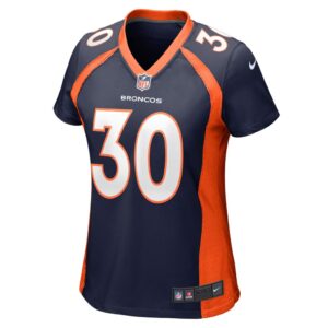 Women's Denver Broncos Terrell Davis Nike Navy Retired Player Jersey