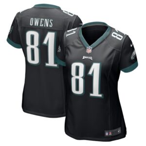 Women's Philadelphia Eagles Terrell Owens Nike Black Retired Player Jersey